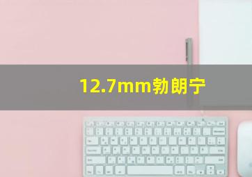 12.7mm勃朗宁