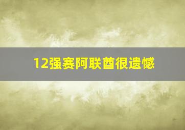 12强赛阿联酋很遗憾