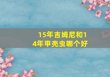 15年吉姆尼和14年甲壳虫哪个好