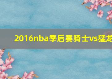 2016nba季后赛骑士vs猛龙