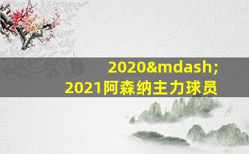 2020—2021阿森纳主力球员