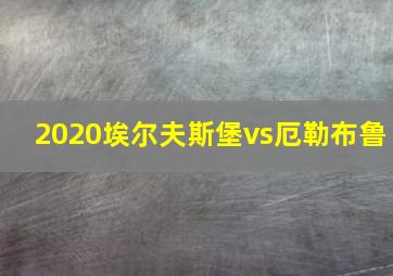 2020埃尔夫斯堡vs厄勒布鲁