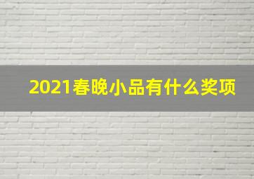 2021春晚小品有什么奖项