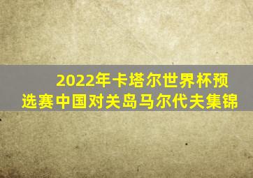 2022年卡塔尔世界杯预选赛中国对关岛马尔代夫集锦