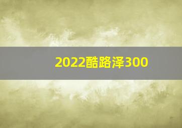 2022酷路泽300