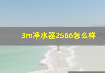 3m净水器2566怎么样