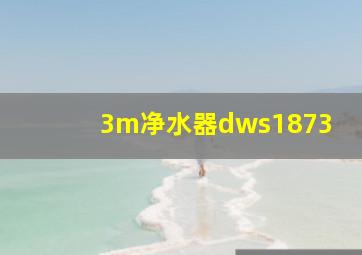 3m净水器dws1873