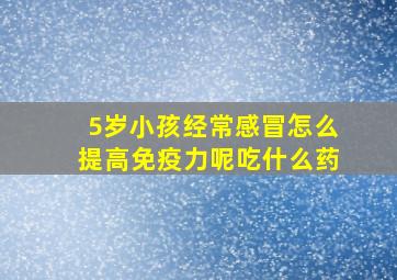 5岁小孩经常感冒怎么提高免疫力呢吃什么药