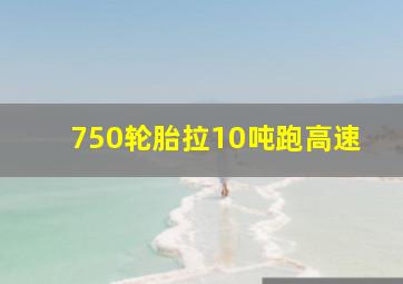 750轮胎拉10吨跑高速