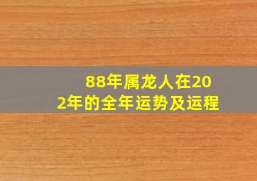 88年属龙人在202年的全年运势及运程