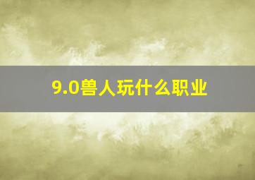 9.0兽人玩什么职业