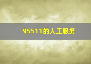 95511的人工服务