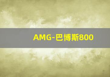 AMG-巴博斯800