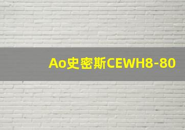 Ao史密斯CEWH8-80