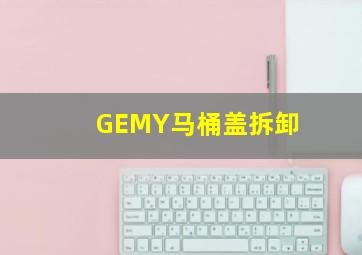 GEMY马桶盖拆卸