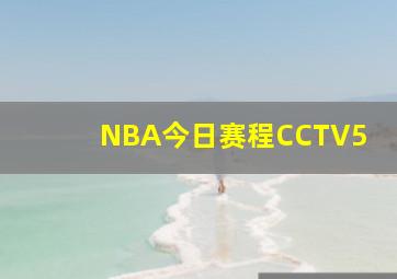 NBA今日赛程CCTV5