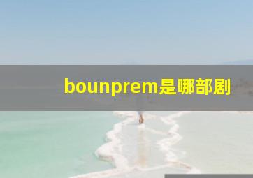 bounprem是哪部剧