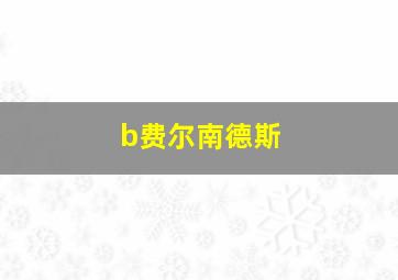 b费尔南德斯