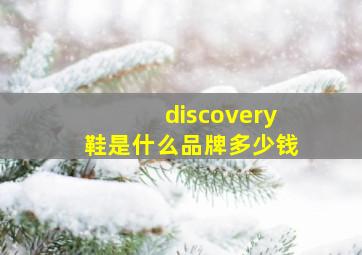 discovery鞋是什么品牌多少钱