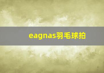 eagnas羽毛球拍