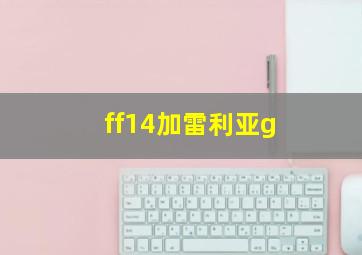 ff14加雷利亚g