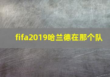 fifa2019哈兰德在那个队