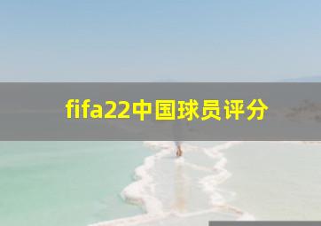 fifa22中国球员评分