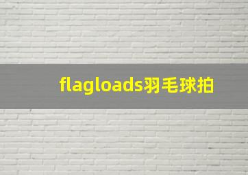 flagloads羽毛球拍