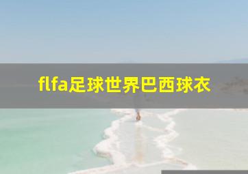 flfa足球世界巴西球衣