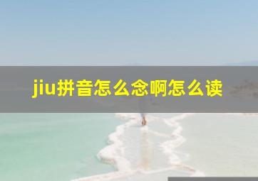 jiu拼音怎么念啊怎么读