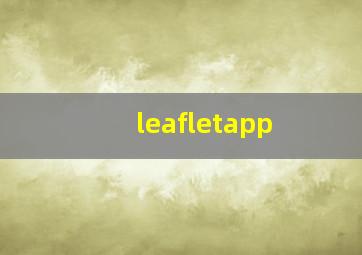 leafletapp