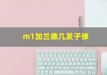 m1加兰德几发子弹