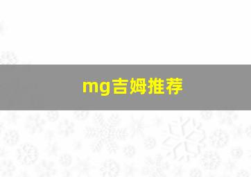 mg吉姆推荐