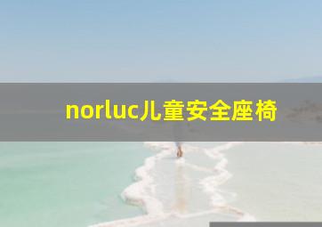 norluc儿童安全座椅