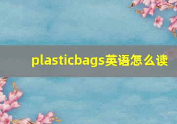 plasticbags英语怎么读