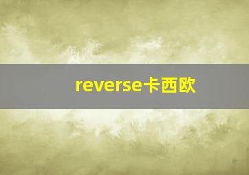 reverse卡西欧