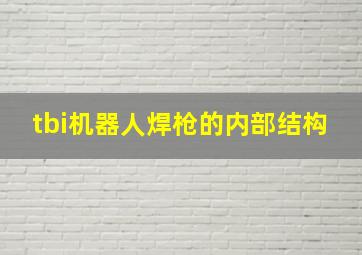 tbi机器人焊枪的内部结构