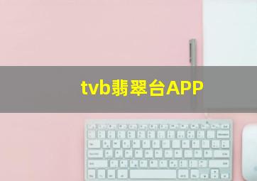 tvb翡翠台APP