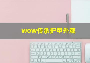 wow传承护甲外观