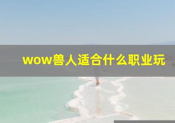 wow兽人适合什么职业玩