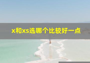 x和xs选哪个比较好一点