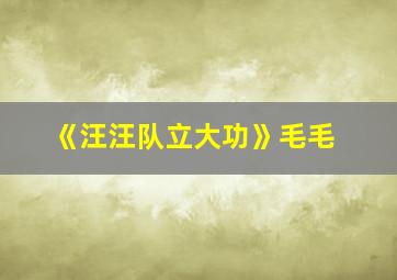 《汪汪队立大功》毛毛