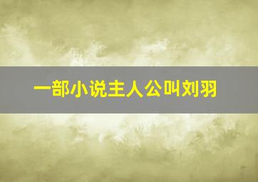 一部小说主人公叫刘羽