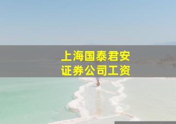 上海国泰君安证券公司工资