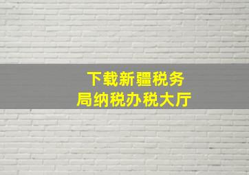 下载新疆税务局纳税办税大厅