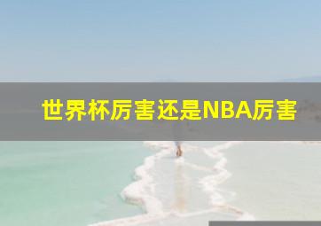 世界杯厉害还是NBA厉害