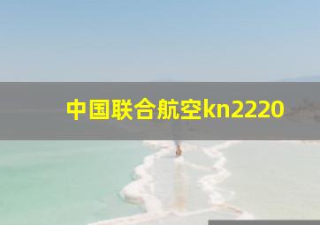 中国联合航空kn2220