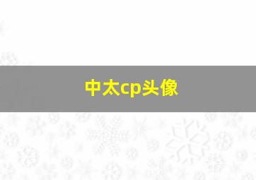 中太cp头像