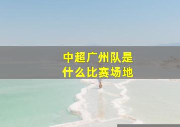 中超广州队是什么比赛场地