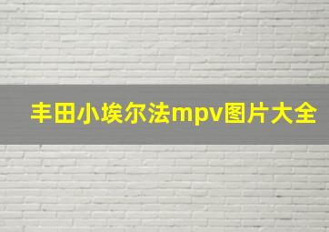 丰田小埃尔法mpv图片大全